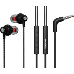 Écouteurs jack 3,5 mm XSSIVE XSS-EP23 Noir