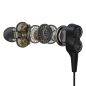 Wired Earphones Devia Smart EM009 – Dual Dynamic 3.5 mm Black Wired Earphones Devia Smart EM009 – Dual Dynamic 3.5 mm Black