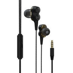 Devia Smart EM009 Wired Earphones Black | Smarty