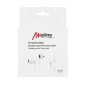 Écouteurs kit mains libres Mayline – Jack 3,5 mm Blanc Écouteurs kit mains libres Mayline – Jack 3,5 mm Blanc