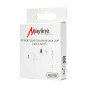 Écouteurs kit mains libres Mayline – Jack 3,5 mm Blanc Écouteurs kit mains libres Mayline – Jack 3,5 mm Blanc