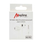 Écouteurs kit mains libres Mayline – Jack 3,5 mm Blanc Écouteurs kit mains libres Mayline – Jack 3,5 mm Blanc
