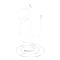 Hands-Free Earphones NGS Cross Step – USB-C 1.2m White Hands-Free Earphones NGS Cross Step – USB-C 1.2m White