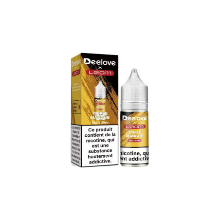 Huile Remplaçante E-Liquide 10ml - Deelove x Leiom - 2% Nicotine - Tri
