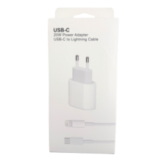 Kit Chargeur Câble USB-C / Lightning 20W — Accessoire · Smarty Paris 18e