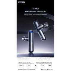 REMAX RS-M01 Massage Gun Black | Smarty