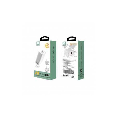 Kit Chargeur de Voyage USB / Type-C 4 Ports 48W WUW-C111 - Audio Réf. A
