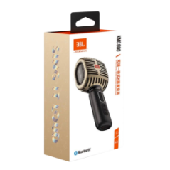Microphone Bluetooth pour Karaoké JBL KMC600 - JBLKMC600GLDCN - Or - A