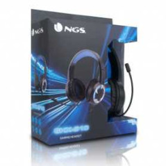 Microphone Casque Sans Fil Avec Lumière LED 15W pour PS4/XBOXONE/PC -