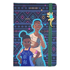 Carnet journal doublé Iwaju avec bande élasti | Smarty Paris