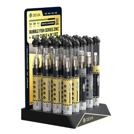 Câbles En Alliage De Zinc - Devia Série Bubble Fish 4 en 1 (