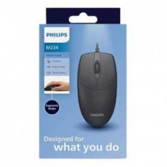 Souris Filaire USB Philips 7234/M234 - Noir - Audio Réf. G1992(EOL) | S