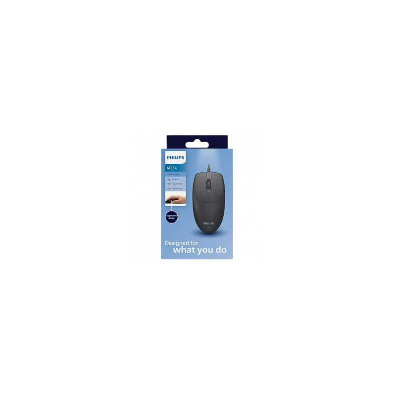 Souris Filaire USB Philips 7234/M234 - Noir