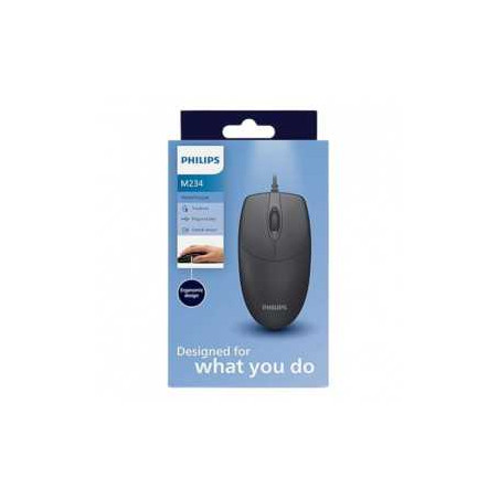 Souris Filaire USB Philips 7234/M234 - Noir - Audio Réf. G1992(EOL) | S