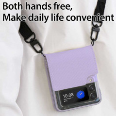 Coque protection avec collier adjustable ARAREE CANVAS DIARY - Noir - Samsung Galaxy Z Flip3 — Araree · Smarty Paris 18e