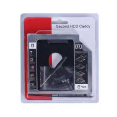 Support Adaptateur 2.5" HDD SSD SATA 3.0 (SATA III) Caddy Disque Baie Lecteur Optique - épaisseur 9.5MM · Smarty Paris