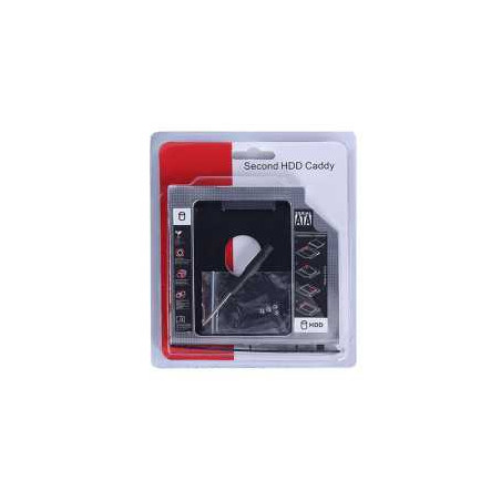Support Adaptateur 2.5" HDD SSD SATA 3.0 (SATA III) Caddy Disque Baie Lecteur Optique - épaisseur 9.5MM · Smarty Paris