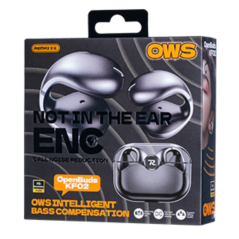 REMAX Open Buds KF02 Black Earbuds | Smarty Paris