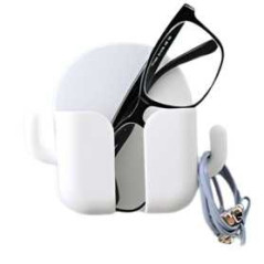 Support Mural Multifonction pour Rangement et Chargement de Téléphone