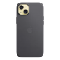 Apple Coque silicone iPhone 15 Plus avec MagSafe MT103ZM/A – Noir