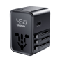Chargeur GaN REMAX Explorer CM06 – 45W 6-en-1 Noir