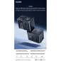 Chargeur GaN REMAX Explorer CM06 – 45W 6-en-1 Noir