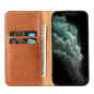 Étui portefeuille cuir PU 2-en-1 Mayline – iPhone 6 à 17 Pro Max
