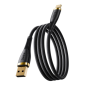 USB to USB-C Cable Benks PowerWeave PD – 66W, 1m, Black USB to USB-C Cable Benks PowerWeave PD – 66W, 1m, Black