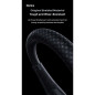 USB to USB-C Cable Benks PowerWeave PD – 66W, 1m, Black USB to USB-C Cable Benks PowerWeave PD – 66W, 1m, Black