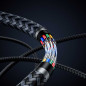 USB to USB-C Cable Benks PowerWeave PD – 66W, 1m, Black USB to USB-C Cable Benks PowerWeave PD – 66W, 1m, Black