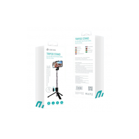 Support de Téléphone Trépied Barre de selfie Multifonction avec lumièr