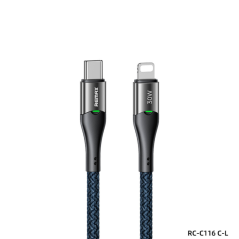 REMAX RC-C116 USB-C to Lightning blue | Smarty