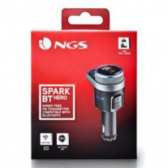 Transmetteur FM Bluetooth NGS Spark BT Hero Pour Voiture Avec Ecran LC