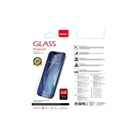 Verre Trempé Pour iPhone d-power 10 pcs - Audio Ref V5585 | Smarty Par