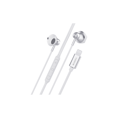 Écouteur Stereo avec Fil Lightning XSSIVE XSS-EP24W - Blanc - Audio Re