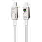 Câble USB-C vers Lightning REMAX Swift C35 – 30W tressé 1,2 m Blanc Câble USB-C vers Lightning REMAX Swift C35 – 30W tressé 1,2 m Blanc