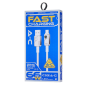 Câble USB vers USB-C REMAX Swift C33 – 66W tressé 1,2 m Blanc
