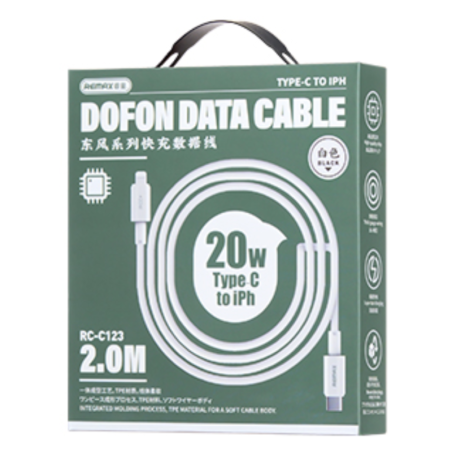 Câble REMAX Dofon RC-C123 – Type-C / Lightning 20W 2 m Blanc