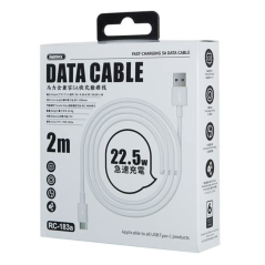 Remax RC-183a USB-C Cable 22.5W 2m White | Smarty