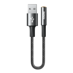 Câble USB vers jack 3,5 REMAX C21 Noir | Smarty