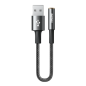 Câble adaptateur USB vers jack 3,5 mm REMAX C21 – 0,12 m Noir Câble adaptateur USB vers jack 3,5 mm REMAX C21 – 0,12 m Noir