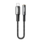 Câble adaptateur Lightning vers jack 3,5 mm REMAX C22 – 0,12 m Noir Câble adaptateur Lightning vers jack 3,5 mm REMAX C22 – 0,12 m Noir