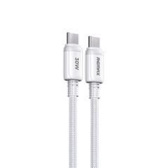 Câble REMAX RC-C036 USB-C/USB-C 30W Blanc | Smarty