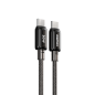 Câble REMAX Icy Series RC-C036 – USB-C vers USB-C 30W 1,2 m Noir