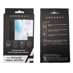 Verre trempé ADEQWAT Galaxy S20 Ultra | Smarty