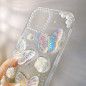 Case with Embossed Butterfly Pattern Mayline – 3D Beads