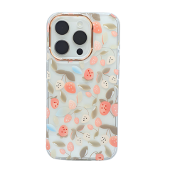 Coque iPhone Mayline Flower-03 saumon | Smarty