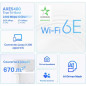 Wi-Fi 6E Router TP-Link Deco XE75 AXE5400 – White Wi-Fi 6E Router TP-Link Deco XE75 AXE5400 – White