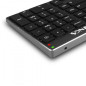 Bluetooth Keyboard AZERTY NGS – Rechargeable Black and Grey Bluetooth Keyboard AZERTY NGS – Rechargeable Black and Grey