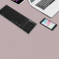 Bluetooth Keyboard AZERTY NGS – Rechargeable Black and Grey Bluetooth Keyboard AZERTY NGS – Rechargeable Black and Grey